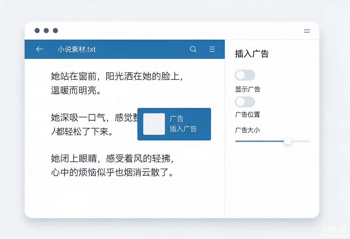 小说广告插入器 NovelAdInserter：把广告优雅地「种」进你的 txt 小说